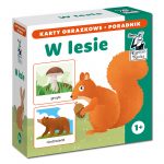 Kapitan Nauka: karty obrazkowe + poradnik - w lesie