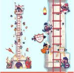 DJECO: miarka wzrostu naklejka WIEŻA RYCERSKA - obrazek 2