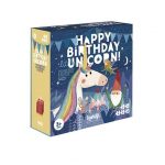 LONDJI: Puzzle progresywne Urodziny Jednorożca 3+