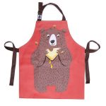ThreadBear Design: bawełniany fartuszek - Miś Fred
