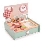 Tender Leaf Toys: Drewniana kuchnia przenośna, Mini Chef