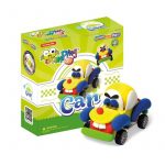 Jumping Clay: Zestaw kreatywny Samochód 5+