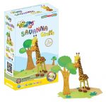 Jumping Clay: Zestaw kreatywny Sawanna - Żyrafa - obrazek 2