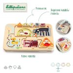 Lilliputiens: drewniany labirynt sensoryczny Farma 18 m+ - obrazek 3