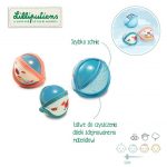 LILLIPUTIENS: Zestaw 3 piłeczek do kąpieli Farma 12 m+ - obrazek 3