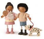Tender Leaf Toys: drewniana laleczka Pan Forrester i jego pies - obrazek 4