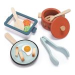 Tender Leaf Toys: Zestaw drewnianych naczyń