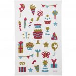 CREATIV: Naklejki Brokatowe Urodziny