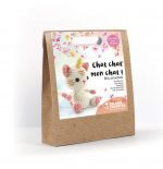 GRAINE CREATIVE: Zestaw do Szydełkowania Kot-Jednorożec