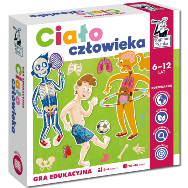 Kapitan Nauka: gra edukacyjna Ciało Człowieka