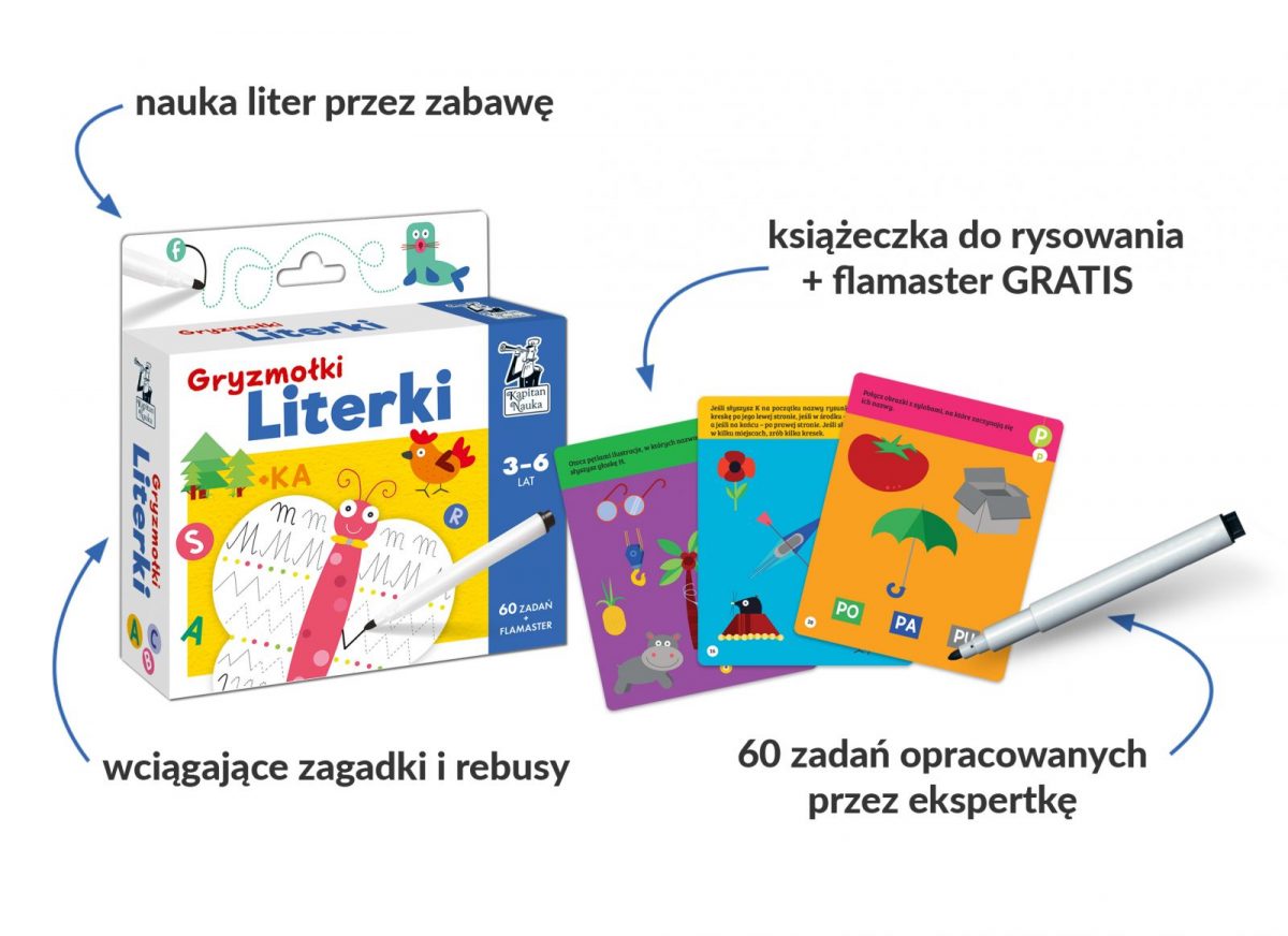 literki-gryzmolki-kapitan-nauka-0103d8eee1d54f43a004b564a372716d-2f2d6d8b Kapitan Nauka: LITERKI Gryzmołki - obrazek 2