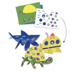 Djeco: Zestaw artystyczny 6w1 - MORZE 3+ - obrazek 6