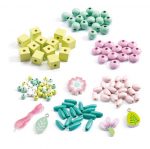 Djeco: Zestaw do tworzenia biżuterii KWIATY I LIŚCIE 4+ - obrazek 3