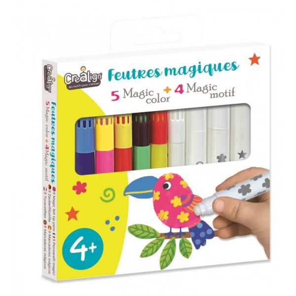 CREA LIGN: Flamastry z magicznymi stempelkami