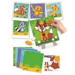 CREA LIGN: Kolaż plastyczny Zwierzęta Lasu 3+ - obrazek 2