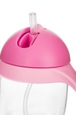 Bocioland Kubek z odważnikiem PINGWIN 300ml Róż - obrazek 2