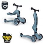 SCOOTANDRIDE: 2w1 jeździk i hulajnoga 1-5 lat Steel | Highwaykick 1