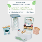 Tender Leaf Toys: Drewniane mebelki dla lalek - łazienka - obrazek 2