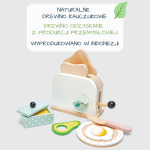 Tender Leaf Toys: Drewniany toster zestaw śniadaniowy - obrazek 2