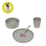 Lassig: komplet naczyń dla dzieci Little Forest Lisek