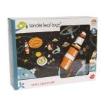 Tender Leaf Toys: zestaw Przygoda w Kosmosie / Mata, pojazdy - obrazek 2