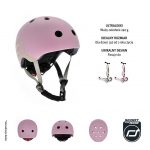 SCOOTANDRIDE: kask XXS-S dla dzieci 1-5 lat Rose - obrazek 4