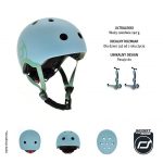 SCOOTANDRIDE: kask XXS-S dla dzieci 1-5 lat Steel - obrazek 5