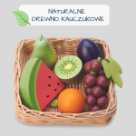 Tender Leaf Toys: Wiklinowy koszyk z owocami - obrazek 2