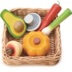 Tender Leaf Toys: Wiklinowy koszyk z warzywami