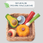 Tender Leaf Toys: Wiklinowy koszyk z warzywami - obrazek 2