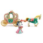 Djeco: Arty Toys Figurka księżniczka Mila i Ze z karocą