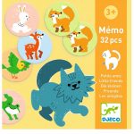 Djeco: Gra edukacyjna memo MALI PRZYJACIELE 3+