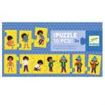 Djeco: Puzzle UBIERAM SIĘ 10 el. - obrazek 2