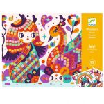 Djeco: zestaw ART Mozaiki KOKESHI