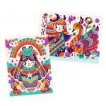 Djeco: zestaw ART Mozaiki KOKESHI - obrazek 2