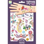 Djeco: Tatuaże EGZOTYCZNE PTAKI