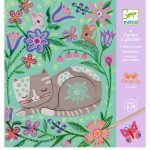 Djeco: Wydrapywanka SPOTKANIA ZWIERZĄTEK