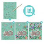 Djeco: Wydrapywanka SPOTKANIA ZWIERZĄTEK - obrazek 3