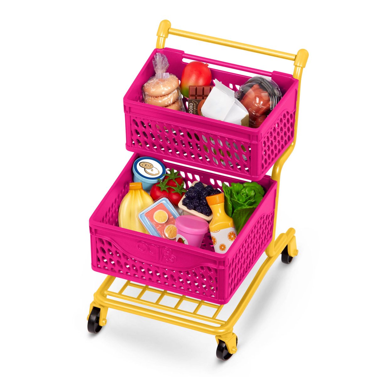 BD35159_DP_C_HS Our Generation: Wózek zakupowy z akcesoriami – Grocery Day Shopping Cart - obrazek 2