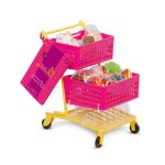 Our Generation: Wózek zakupowy z akcesoriami – Grocery Day Shopping Cart