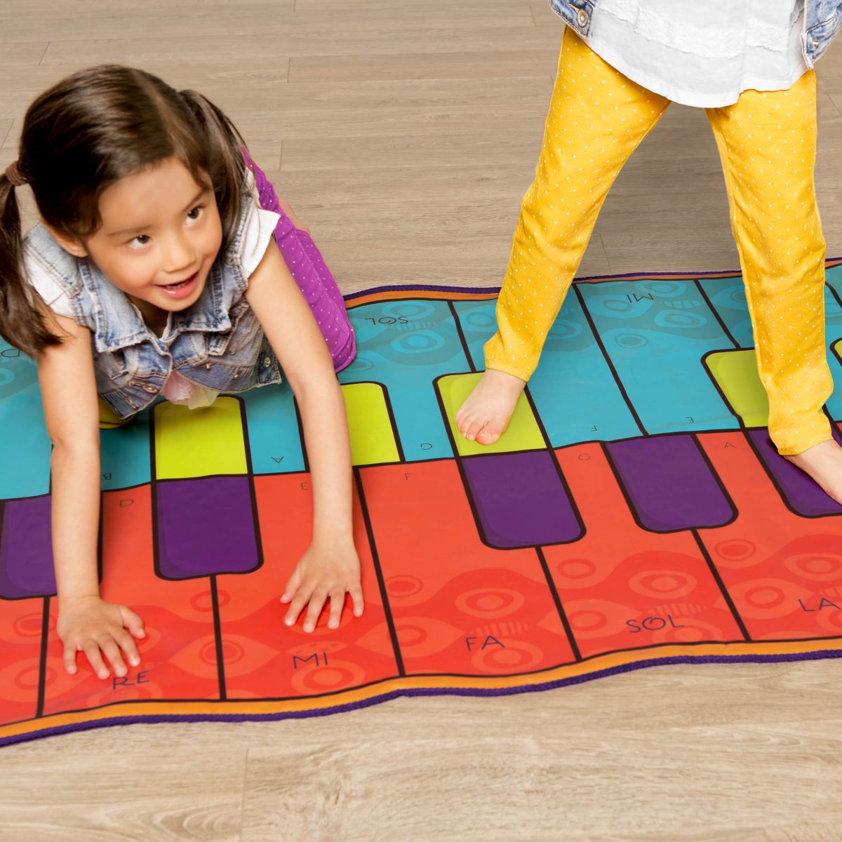 B.TOYS: Boogie Woogie Mat – mata muzyczna – pianino podłogowe do tańca i miksowania muzyki - obrazek 2