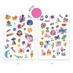 Djeco: Tatuaże neonowe dla dzieci TĘCZA 3+ - obrazek 2