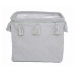 JABADABADO: Kosz na zabawki szary