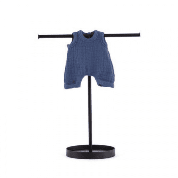 Lillitoy: spodenki muślinowe dla lalki 21cm Denim Blue | MINILAND