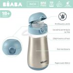 Beaba: bidon termiczny termobutelka 350ml Windy Blue - obrazek 2