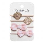 Rockahula Kids: 4 gumki do włosów Seashell Glitter