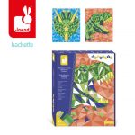 Janod: Zestaw ART Mozaika Dinozaury Misterix 7+