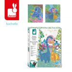 Janod: Zestaw ART Malowanie po numerach Dinozaury 7+