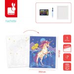 Janod: Zestaw ART Malowanie po numerach Jednorożce 7+ - obrazek 2