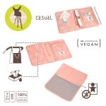 Lassig: przewijak podróżny z etui na akcesoria Soft Stripes Rose - obrazek 4